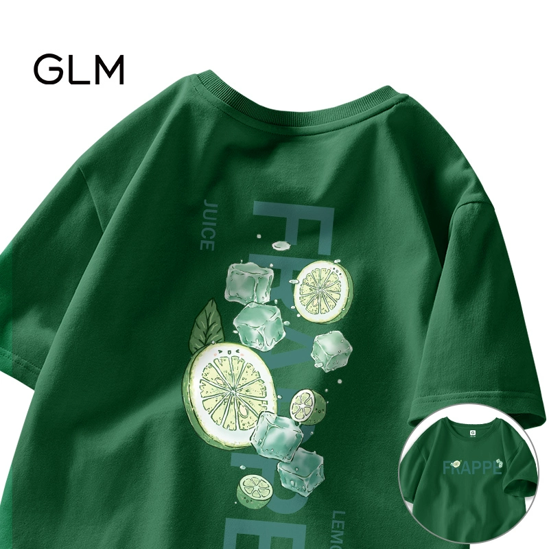 pure-cotton-texture-short-sleeves-dark-green