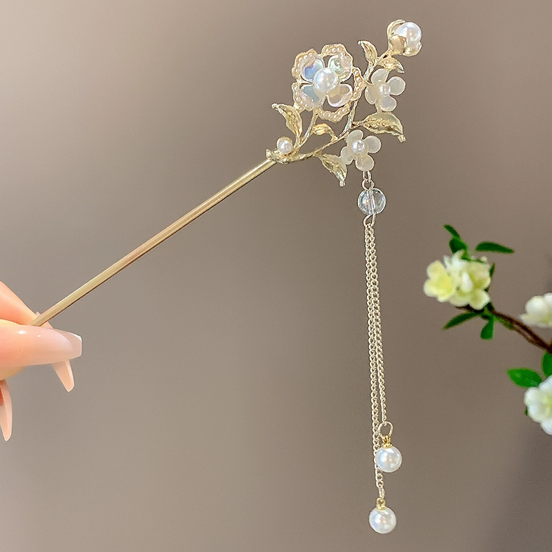 imitation-pearl-shell-flower-hairpin