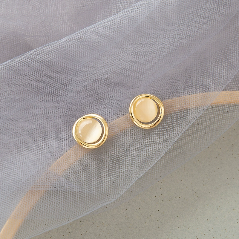 apricot-opal-stud-earrings-925-silver-needle