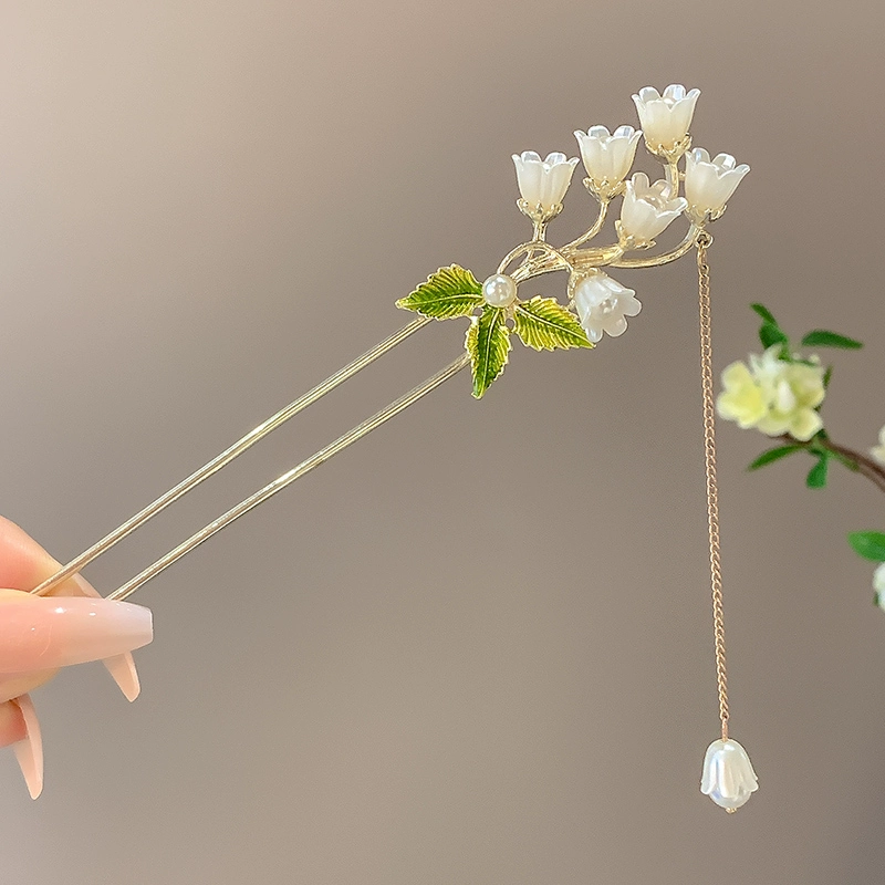 lily-of-the-valley-tassel-double-hairpin