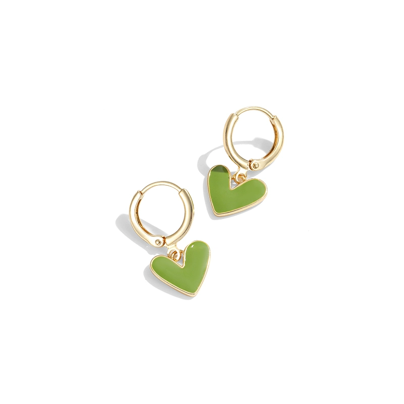 green-earrings